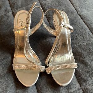 Deb silver high heels
